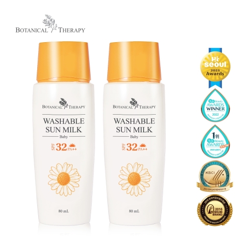 보타니컬테라피 베이비 워셔블 선밀크 80ml