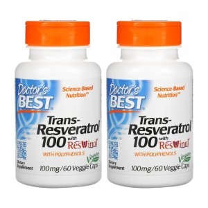 닥터스베스트 트랜스 레스베라트롤 200mg 60캡슐