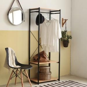 동영나이스  뮬라 옷장 미니 행거 옷걸이 DIY 수납장 스탠드 선반 철제