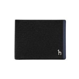 헤지스 남성 사이드 배색 가죽 머니클립_HJWA0E034BK