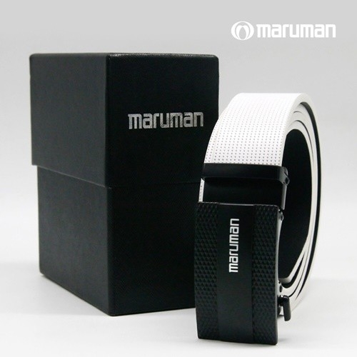 마루망  소가죽 올블랙 남성 자동벨트 (SE1S039)
