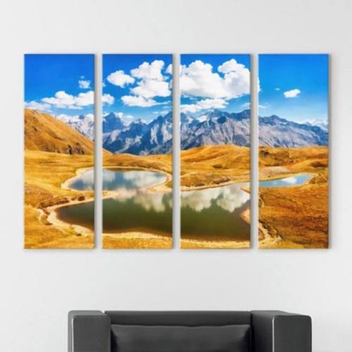 아트박스  꾸밈 iy867-조지아코룰디호수_대형노프레임세트