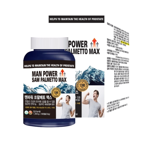 헬스프랜드 맨파워 쏘팔메토 맥스 1300mg 180캡슐