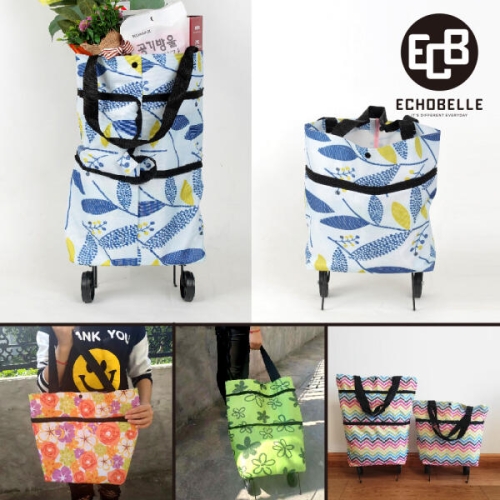 에코벨 휴대용 바퀴 장바구니 핸디카트 시장가방 시장바구니