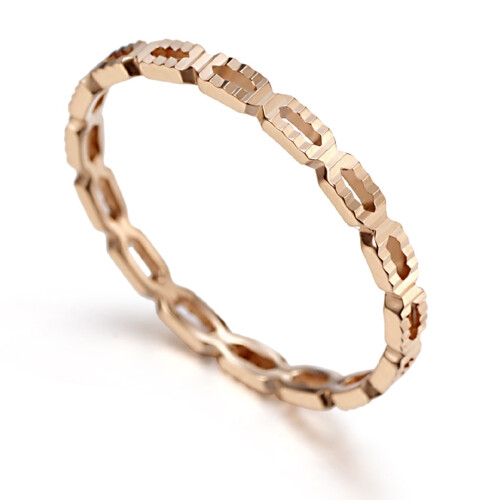 커플레인  심플 여자 18K 반지 우정링 추천 R18SW060