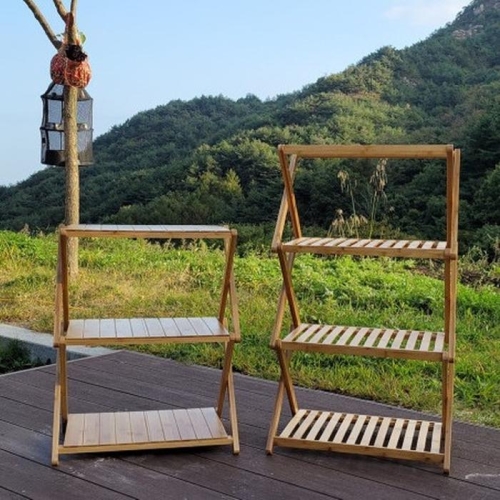 포스트레이딩  접이식 캠핑선반 3단 받침대