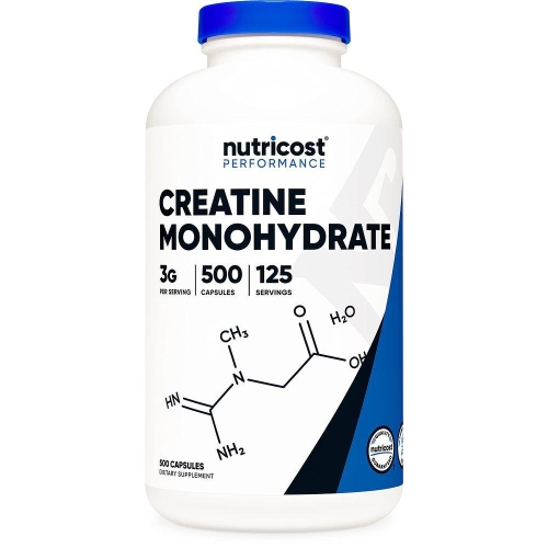 뉴트리코스트 Nutricost 크레아틴 750mg 500 캡슐 Creatine Capsule