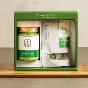 보성 뜨라레 프리미엄 선물세트4호 224g 새싹보리순가루200g+새싹보리순차24g