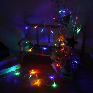 알사탕닷컴  LED 50P 투 선 컬러 배터리형 크리스마스전구