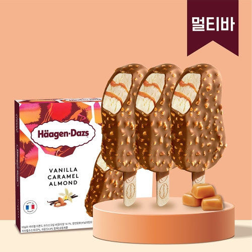 하겐다즈  바닐라 카라멜 아몬드 80ml