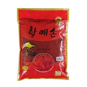 할매손 김치용고추가루 순한맛 2.5kg
