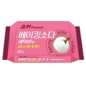무궁화 소키 프리미엄 베이킹소다 세탁비누 200g