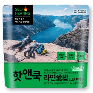 참미푸드 핫앤쿡 라면애밥 쇠고기 미역국 110g
