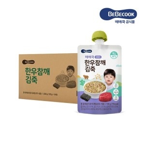 베베쿡 한우참깨 김죽 100g
