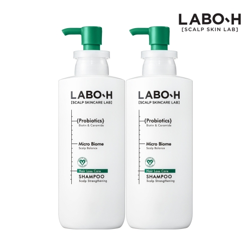 라보에이치 탈모완화 샴푸 두피강화 400ml 2입+추가 증정