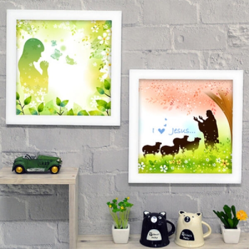 꾸밈  아트박스 IX180-봄 예수님의사랑인테리어액자