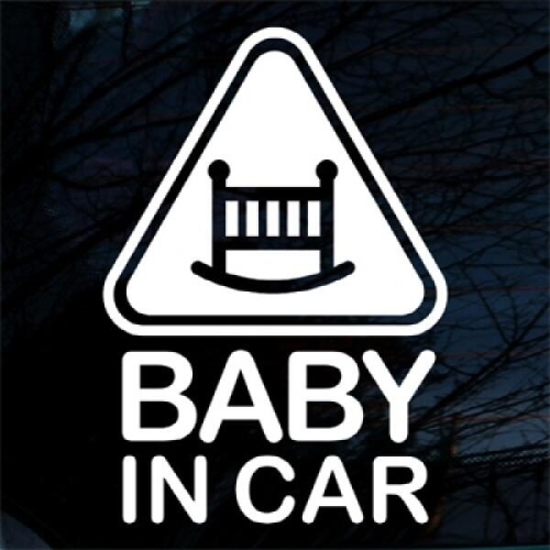 뭉키데코  엠블렘 아기그네 BABY ON BOARD