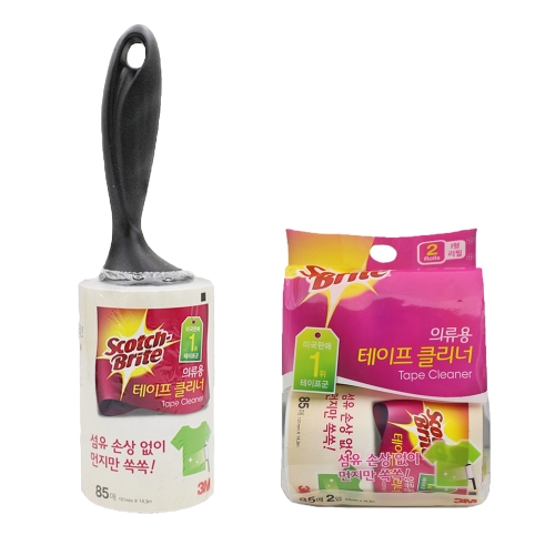 3M 스카치브라이트 의류용 테이프 클리너 I형 + 리필 85매