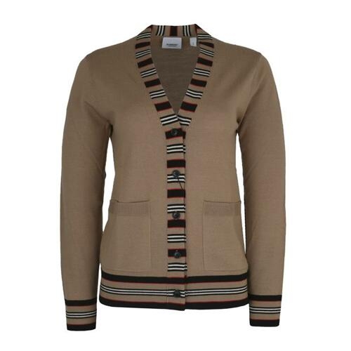 버버리 스트라이프 울 가디건_8010606