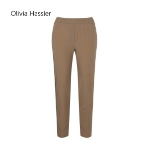 올리비아하슬러 여성 슬림핏 밴딩 팬츠_OH9MPT902