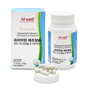  하이웰 프리미엄 해조칼슘 600mg 120캡슐 [1개]