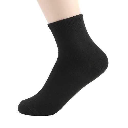 옴므 중목양말 학생양말 고탄력 무지10세트_블랙