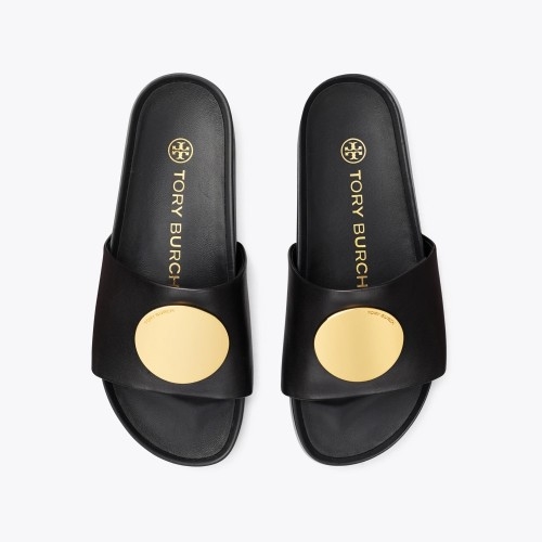 토리버치 파토스 슬라이드 슬리퍼 퍼펙트 블랙 81034-004