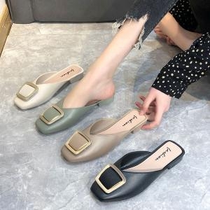 스타일도매 여성 스퀘어장식 블로퍼_DS-0150