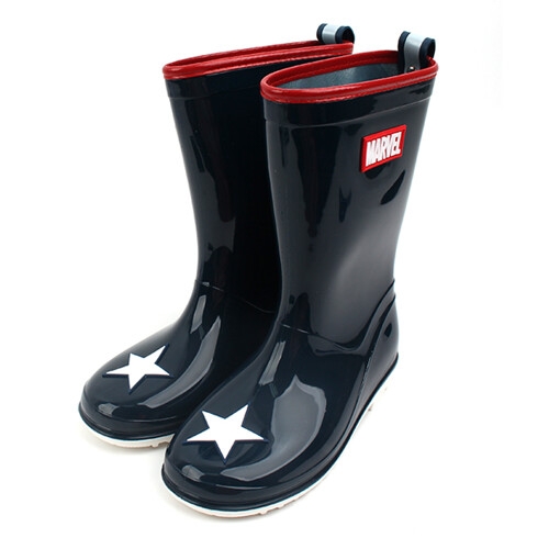 와우키즈 MV0342 캡틴아메리카 클래식 레인부츠 장화 장마 우산