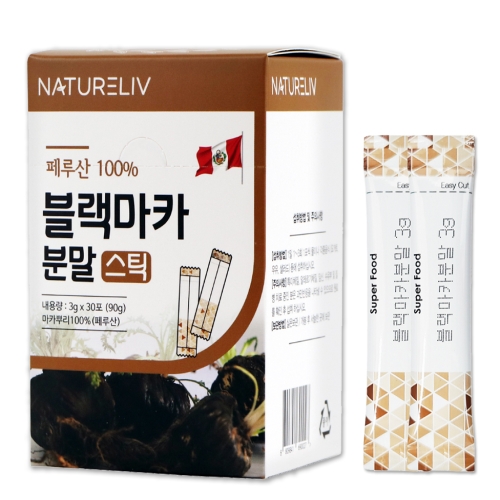 네이쳐리브 페루산 100 블랙마카 분말 스틱 3g 30포