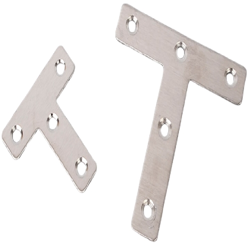 다목적 T자형 평철 10P 보강철물 DIY꺽쇠 코너 연결