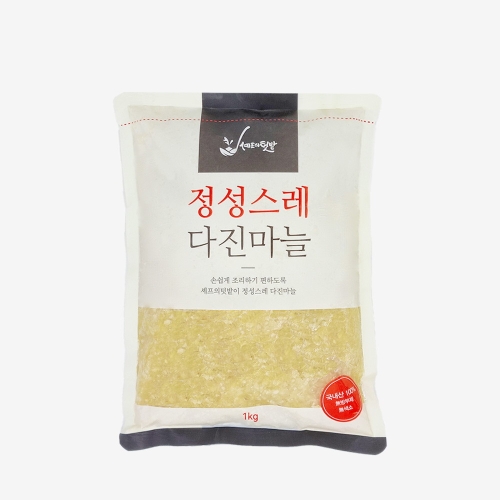 전남생협  국내산 냉장다진마늘 1kg