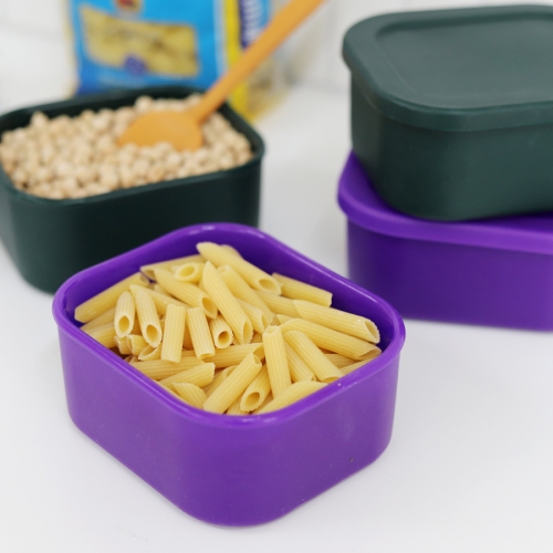 리본제이 젤리팝 큐브 실리콘 밀폐용기 대 500ml