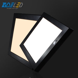 퍼스트LED  LED 뉴스마트 엣지 사각센서등_블랙