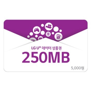  LG U+ 데이터쿠폰[250MB]