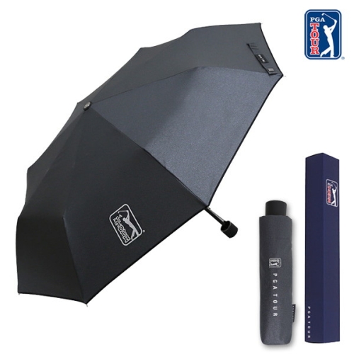PGA  TOUR 3단 수동 블랙메탈 양산 겸용 우산/판촉선물/행사답례품/단체대량
