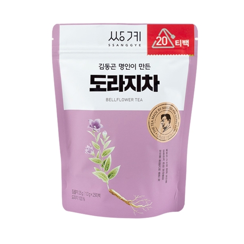 쌍계명차  쌍계 차 김동곤 인 도라지차 파우치 20티백 E