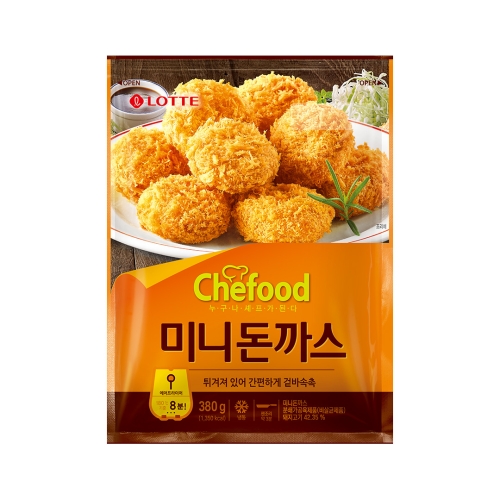 롯데푸드  쉐푸드 미니 돈까스 380g