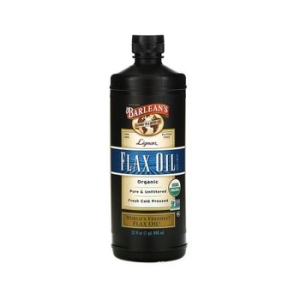 발린스 Barleans 유기농 리그난 아마 오일 32 fl oz 946 ml