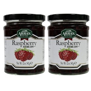 영국 Arran Raspberry Jam 아란 파인 푸드 라즈베리 잼 340g 2팩