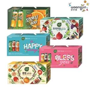 웅진식품 자연은 병음료 선물세트 180ml 12병