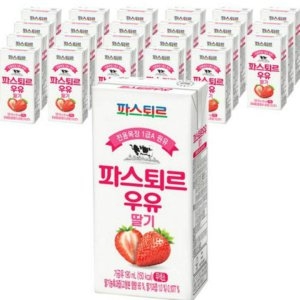 파스퇴르 딸기 우유 190ml