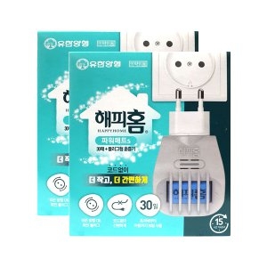 해피홈 파워매트S 플러그형 훈증기 + 리필 30매
