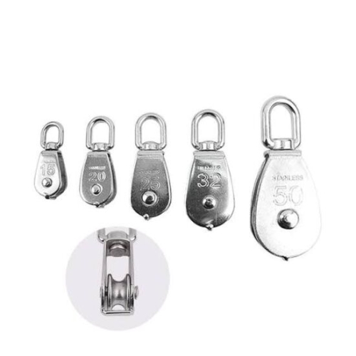 SW58DEC1 와이어 로프 연결 도르래 94x30.5mm 싱글형 M32 도르레 체인블럭 등강기 유니트 전동 볼