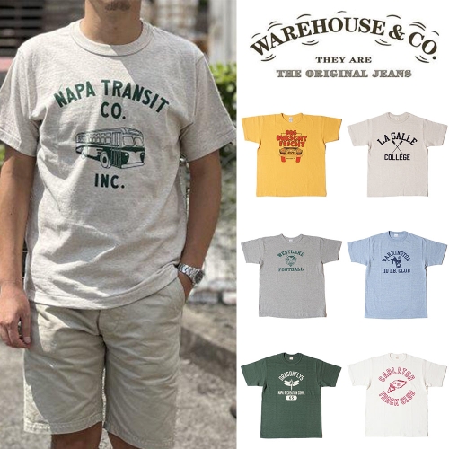 웨어하우스 MINNESOTA 프린팅천축 반팔티셔츠_ Lot4601