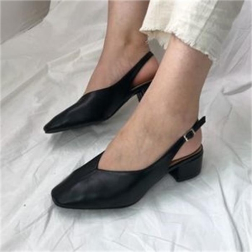 오노마 미들굽 슬링백 스티치 포인트 와이드굽 데일리 슈즈 W88C470