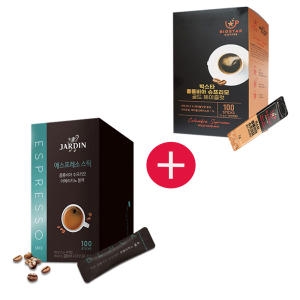 쟈뎅  아메리카노 블랙 100개입 + 로얄 헤이즐넛 100개입