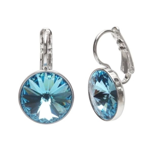 데일리 오스트리아스톤 원터치 귀걸이-하늘색 1598745