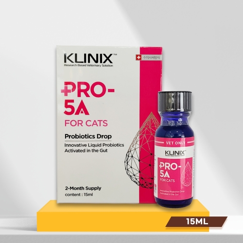 KLINIX PRO-5A 액상형 생유산균 고양이용 15ml