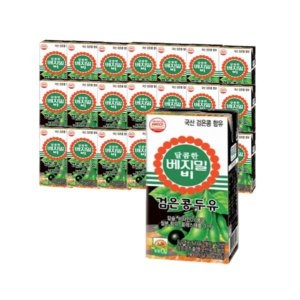 정식품 베지밀 달콤한 비 검은콩 두유 190mlx32팩 190ml 32개